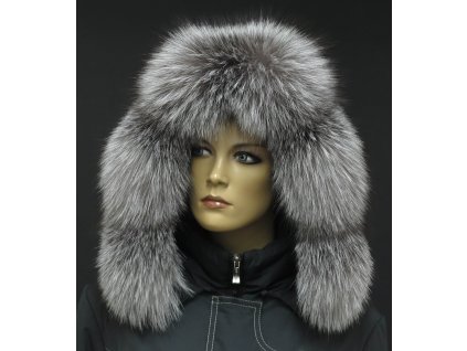 Kožešina na kapuci ze stříbrné lišky 7081 - Silver FOX