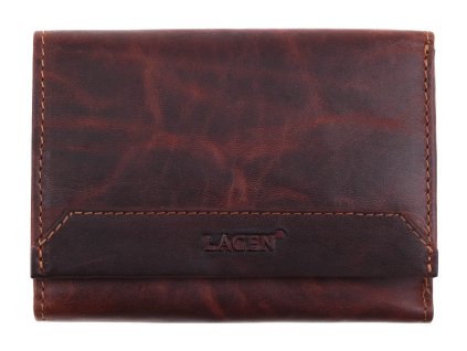 Dámska kožená peňaženka Lagen Mantha hnedá