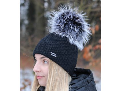 luxusni cepice s kozesinovou bambuli spongr53