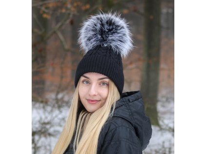 luxusni cepice s kozesinovou bambuli spongr40