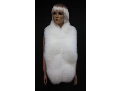 Kožešinová štola z polární lišky ST207 White
