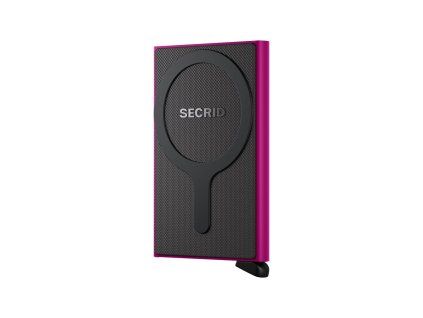 WEB Medium Cardprotector for MagSafe Fuchsia Front