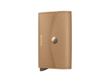 WEB Medium Pebble Envelope Cappuccino Cashmere Front