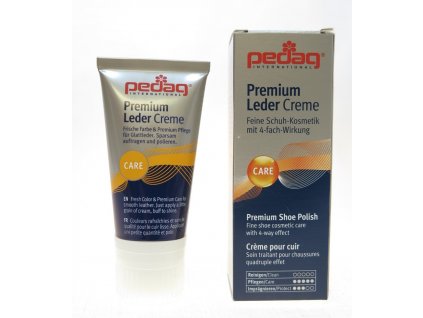 PEDAG Premium Leder Creme krém na hladkou kůži - červený