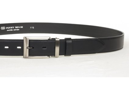 Pánský kožený opasek do obleku Penny Belts 3533 černý