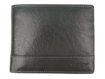 Pánská kožená peněženka Lagen V-76/T černá