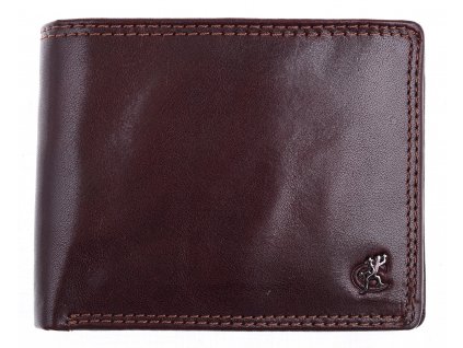 Pánská kožená peněženka Cosset 4471 Komodo hnědá 