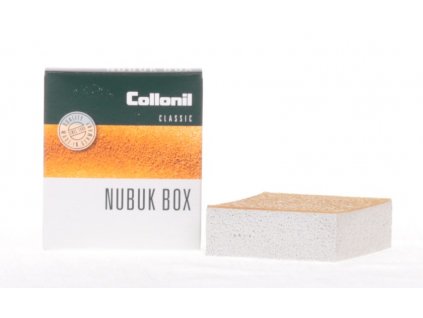 Collonil Nubuk Box čistící gumová kostka s krepou na broušené kůže