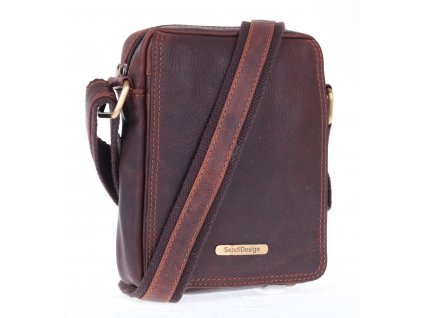 pánská kožená taška crossbody malá  na doklady Sendi Design 52006