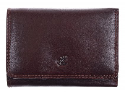 hnědá kožená peněženka Cosset 4499 Komodo