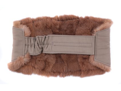 Ledvinový pás kožešinový LP41 velikost M králík 85 - 105 cm