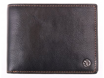 Pánská kožená peněženka Segali 907114005C černá + koňak