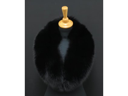Kožešinový límec z lišky L219 černý