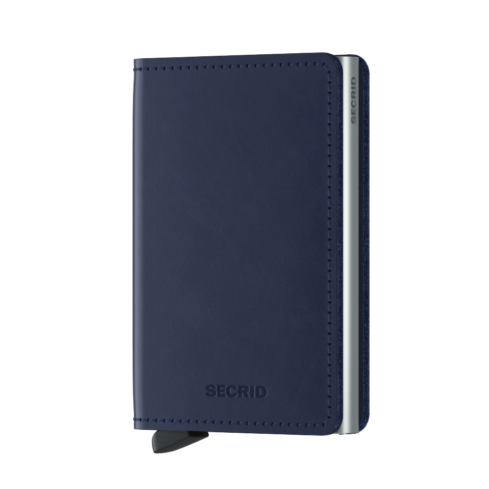 Kožená peněženka SECRID Slimwallet Original Navy tmavě modrá