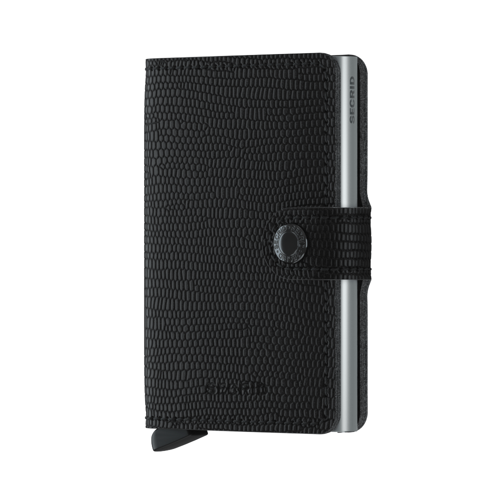 Kožené pouzdro na karty SECRID Miniwallet Rango Black černé