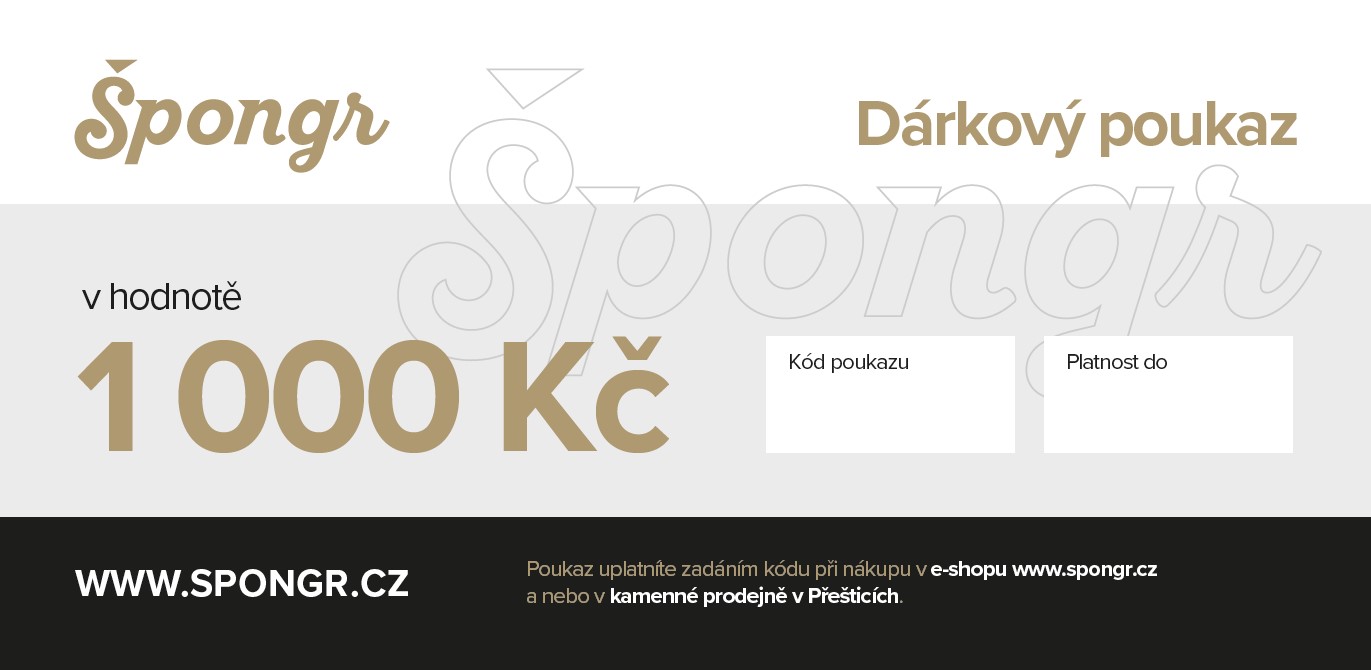Dárkový poukaz 1000 Kč