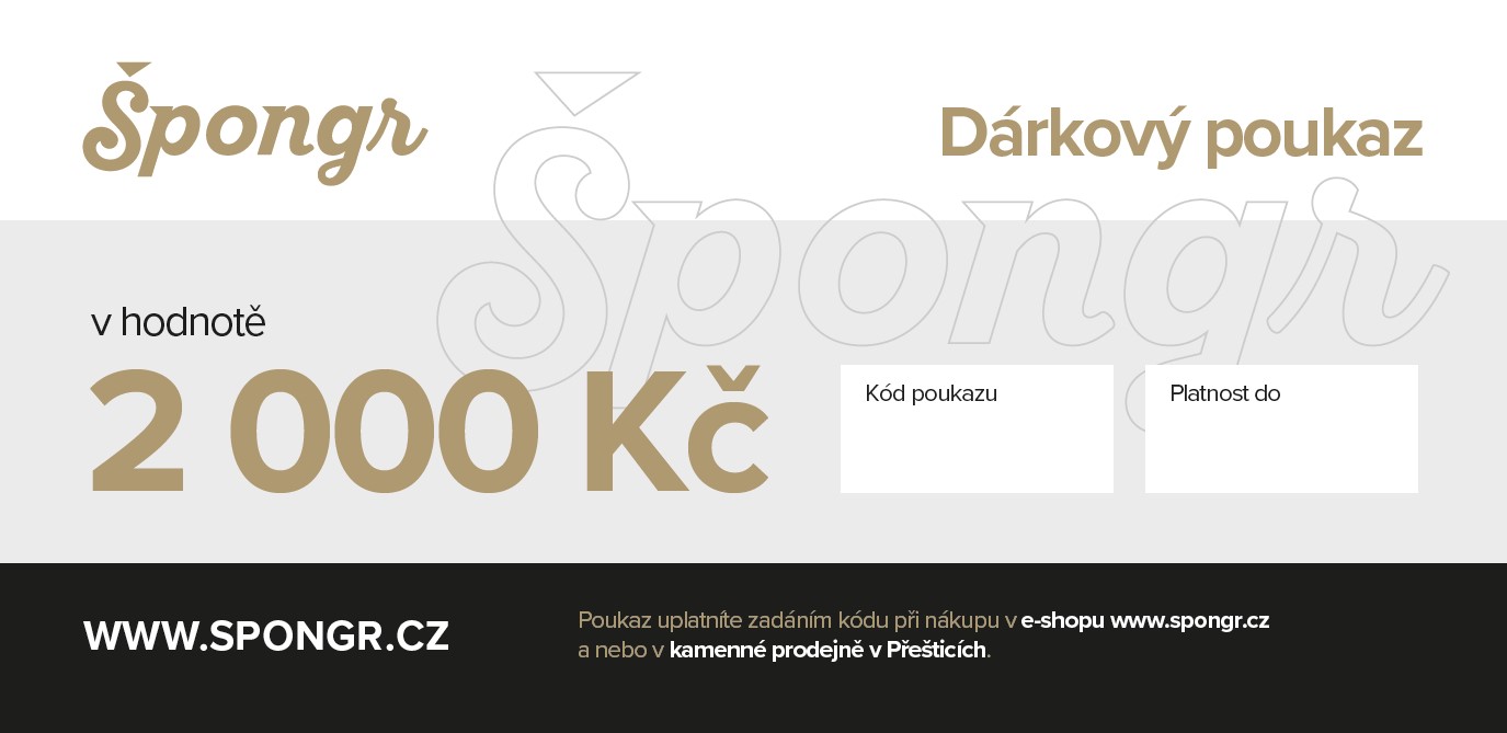 Dárkový poukaz 2000 Kč