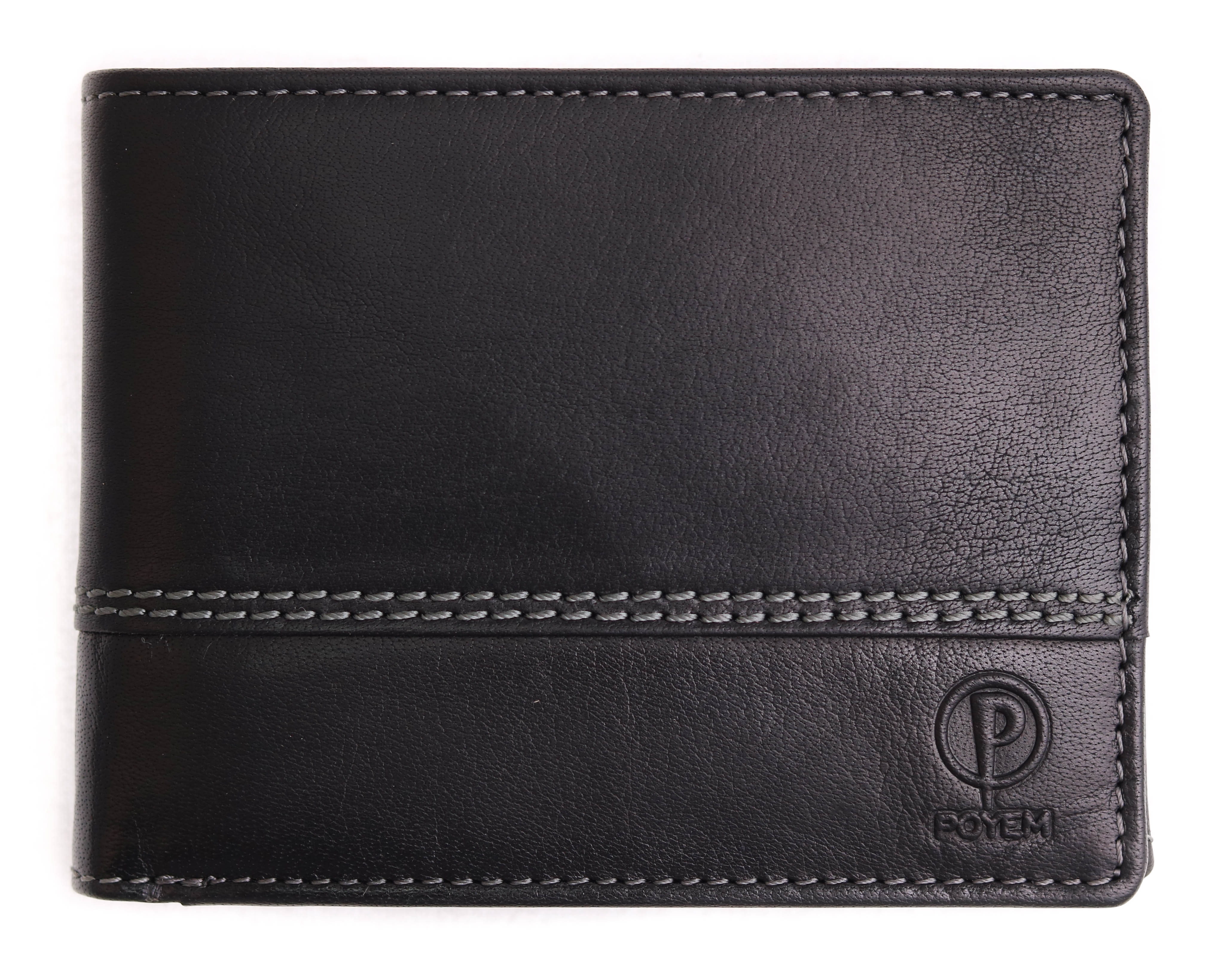 Pánská kožená peněženka Poyem 5222 černá