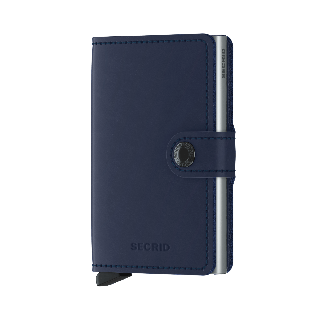 Kožená peněženka SECRID Miniwallet Original Navy tmavě modrá
