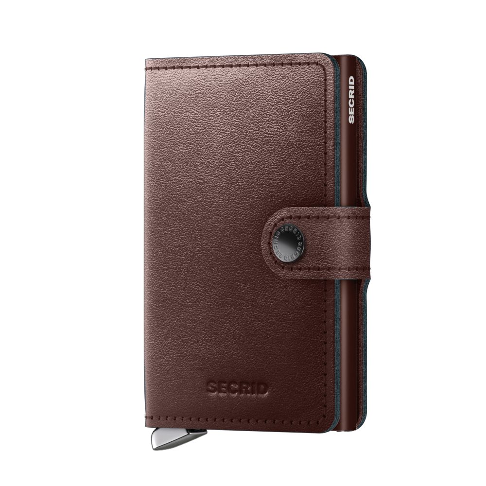 Kožená peněženka SECRID PREMIUM Miniwallet Dusk SLEVA DROBNÁ VADA Dark Brown