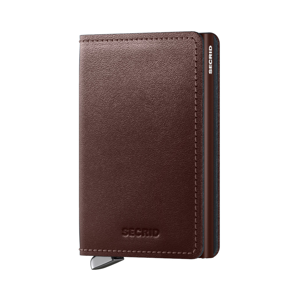 Kožená peněženka SECRID PREMIUM Slimwallet Dusk SLEVA 2. JAKOST Dark Brown