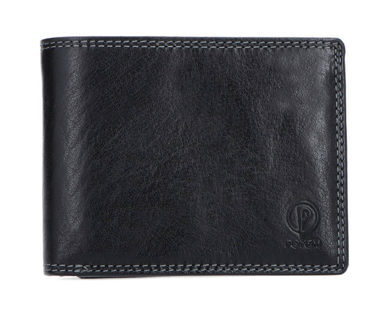 Pánská kožená peněženka Poyem 5237 černá