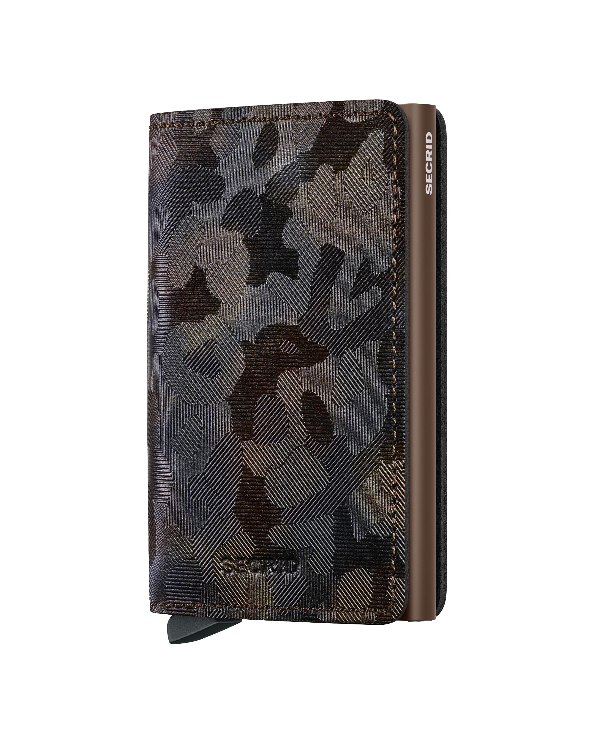 Kožené pouzdro na karty SECRID Slimwallet Jungle Brown