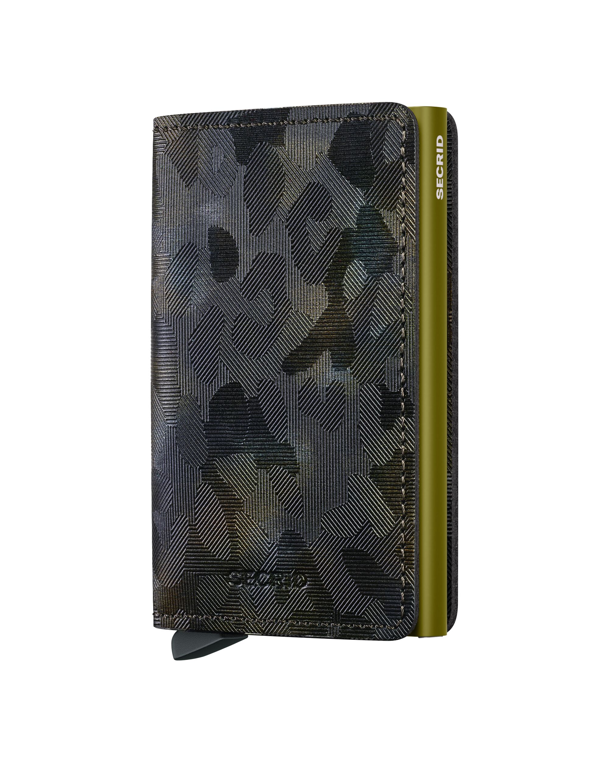 Kožené pouzdro na karty SECRID Slimwallet Jungle Moss