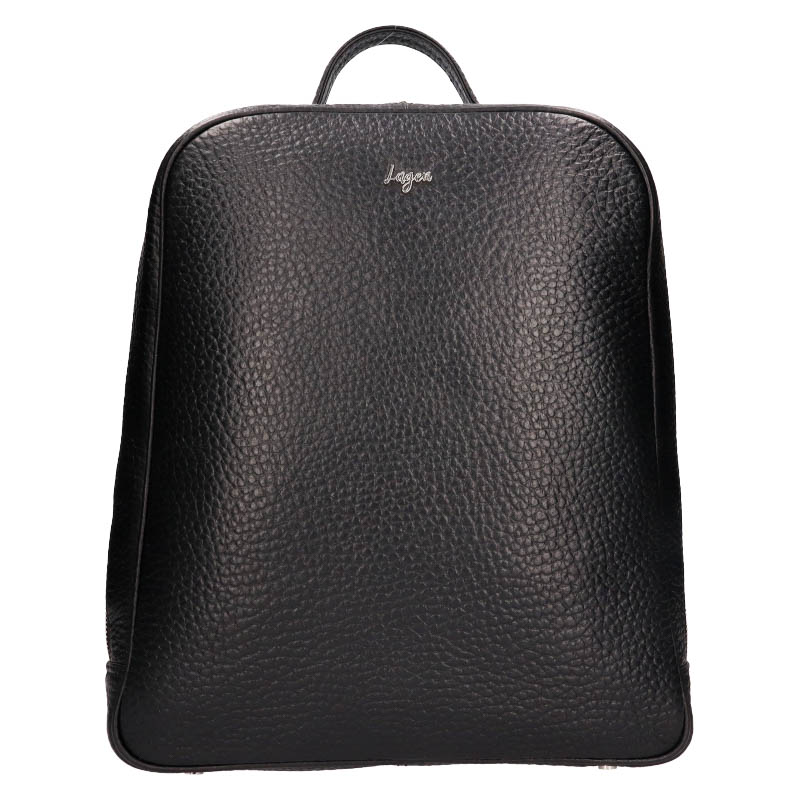 Dámský kožený batoh Lagen MANDY černý