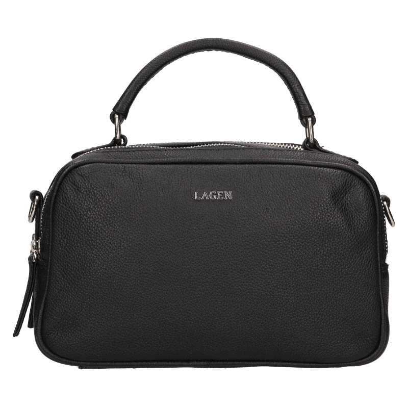 Dámská kožená kabelka Lagen AMARA černá