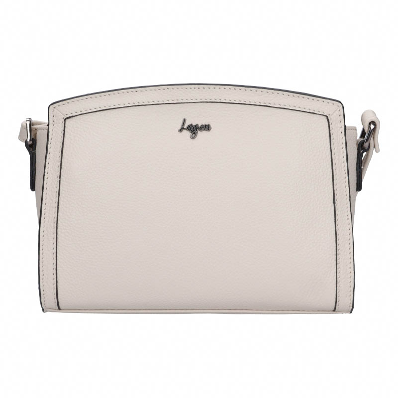 Dámská kožená kabelka Lagen LUMIA Off White