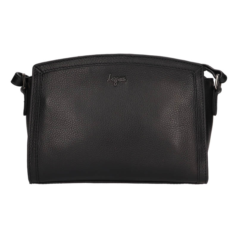 Dámská kožená kabelka Lagen LUMIA Black černá