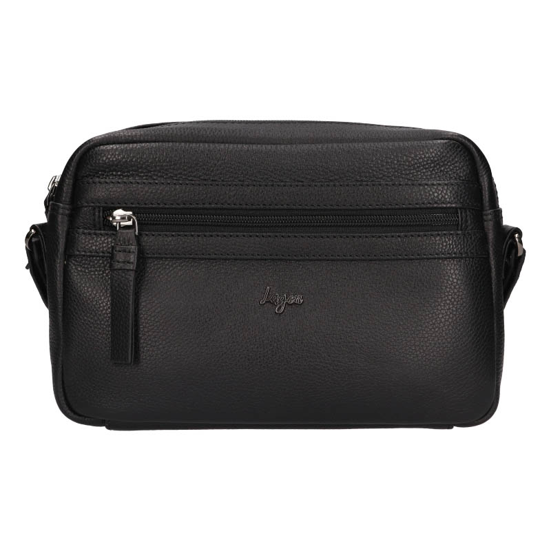 Dámská kožená kabelka Lagen NOEMI Black černá