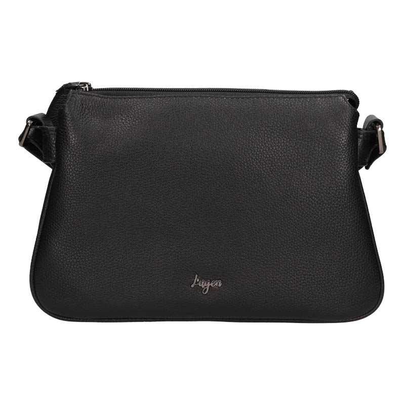 Dámská kožená kabelka Lagen BIANCA Black černá