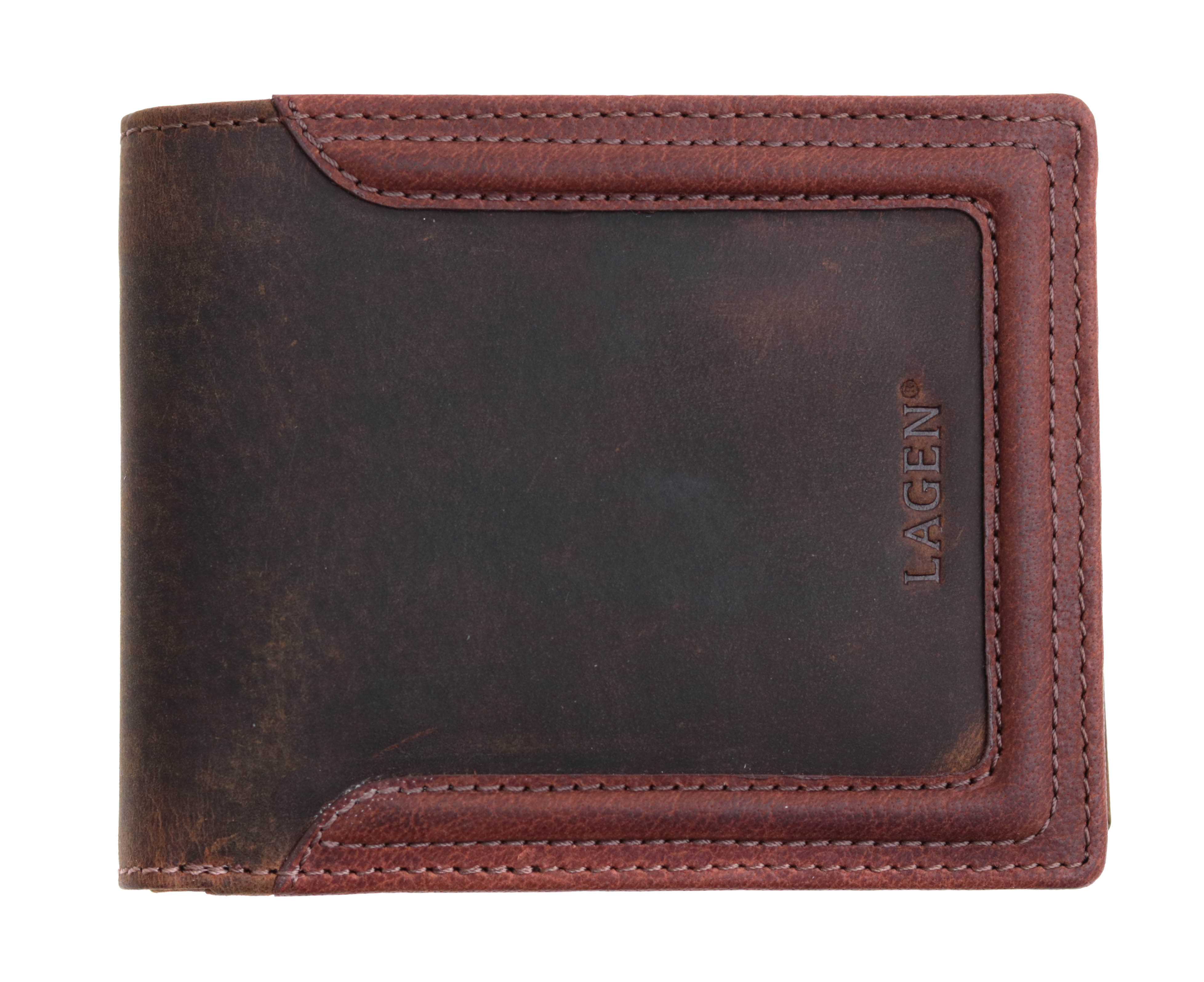 Lagen Pánská kožená peněženka BLC-5960-224 koňaková s RFID