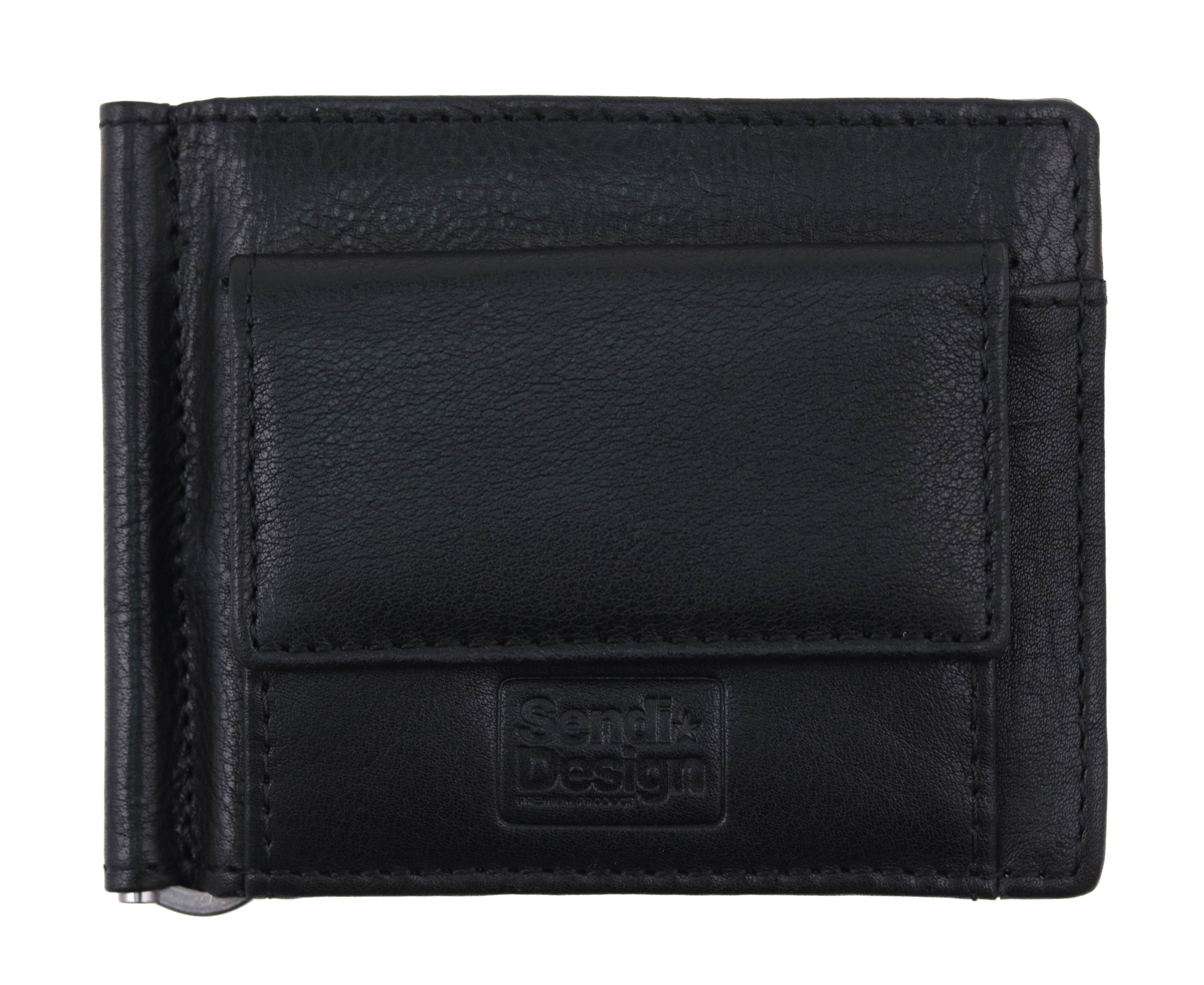 Sendi Design Pánská kožená dolarovka Sendi Rohan černá