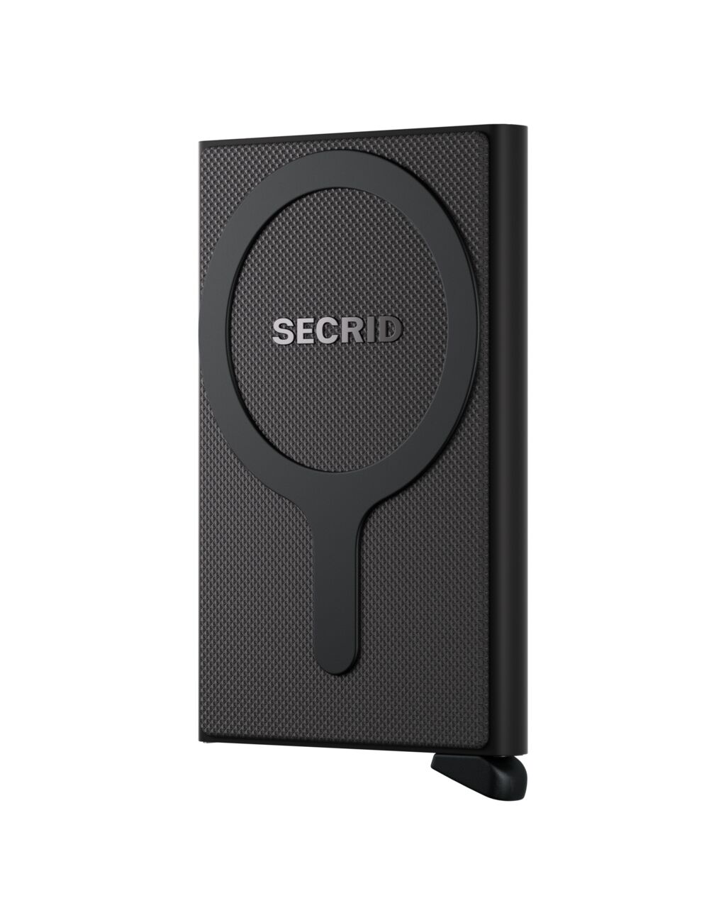Levně Kovové pouzdro na karty SECRID Cardprotector for Magsafe Black černé