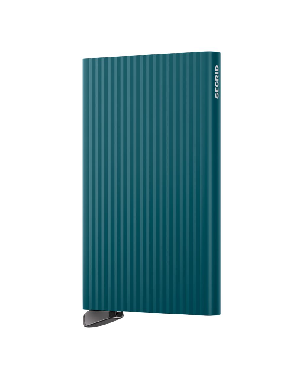 Kovové pouzdro na karty SECRID PREMIUM Cardprotector+ Fluted Teal tyrkysové