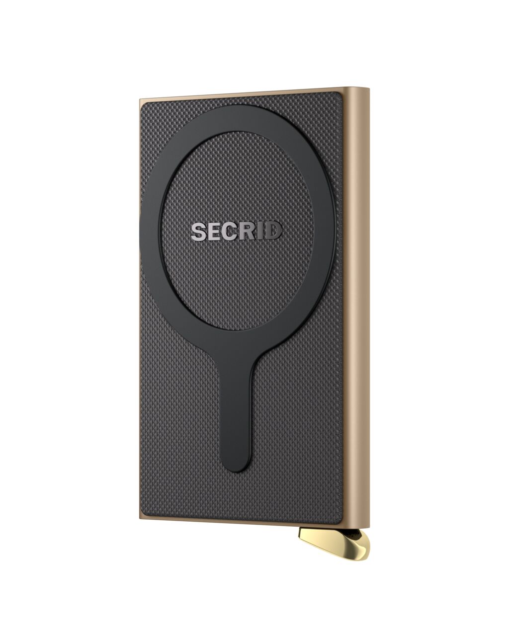 Kovové pouzdro na karty SECRID PREMIUM Cardprotector+ Fluted for Magsafe Cashmere béžové