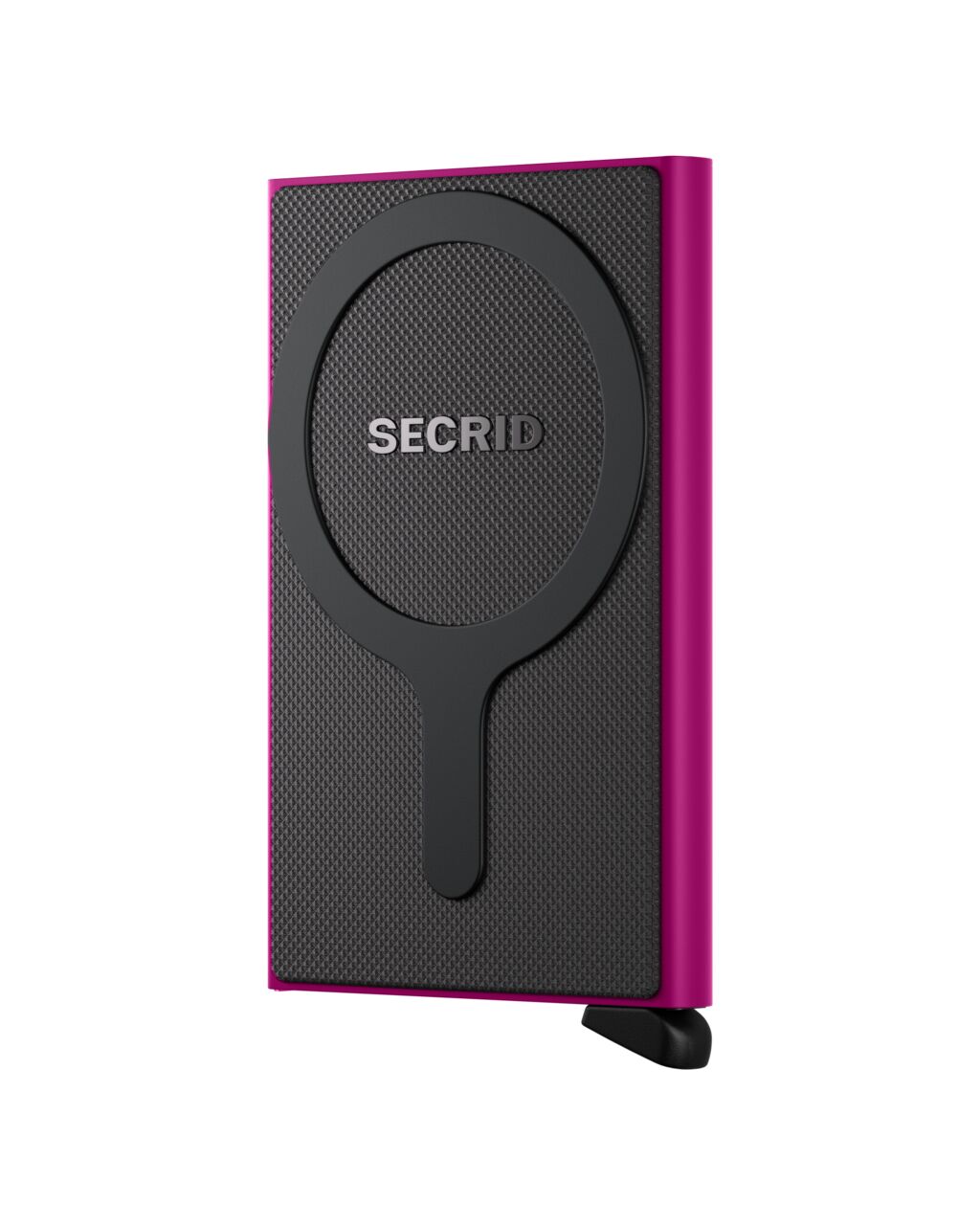 Kovové pouzdro na karty SECRID Cardprotector for Magsafe Fuchsia růžové