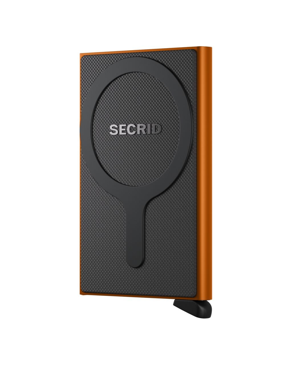 Kovové pouzdro na karty SECRID Cardprotector for Magsafe Orange oranžové