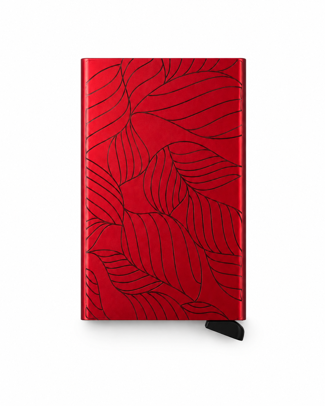 Kovové pouzdro na karty SECRID Cardprotector Red Leaves červené