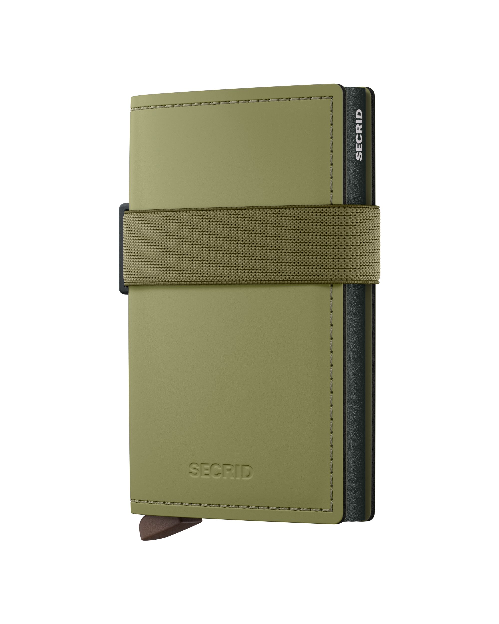 Kožená peněženka SECRID Bandwallet Matte Leaf-Khaki zelená