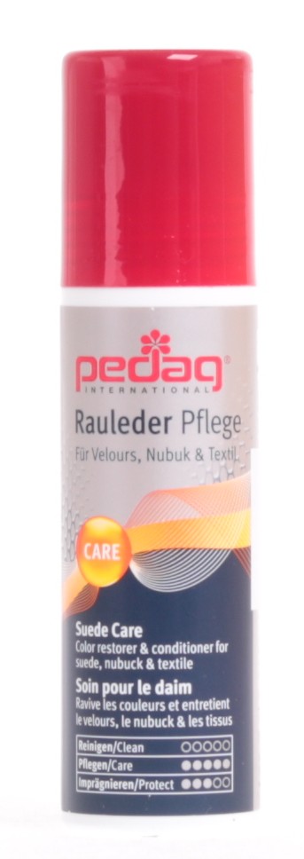 Pedag Rauleder Pflege 75 ml ČERVENÁ dobarvovací emulze pro velur a semiš