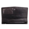 Černá kožená peněženka Cosset 4466 Komodo