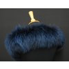 Kožešinový lem na kapuci z finského mývalovce 1056 BLUE 2. JAKOST