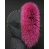 Kožešinový lem na kapuci z finského mývalovce 2082 FUCHSIE