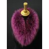 Kožešinový lem na kapuci z finského mývalovce 2082 FUCHSIE