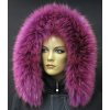Kožešinový lem na kapuci z finského mývalovce 2082 FUCHSIE