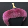 Kožešinový lem na kapuci z finského mývalovce 2084 FUCHSIE
